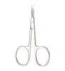 Tijeras de Belleza de Acero Inoxidable Transfronterizas, Tijeras Engrosadas para Recortar Cejas, Tijeras Puntiagudas para Doble Párpado, Tijeras para Pestañas, Tijeras de Belleza para Barba y Vello Nasal