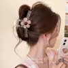 Pinza para el Cabello Floral Coreana Estilo Ins para Mujer, Tamaño Grande para Cabello Grueso, Pasador para la Parte Posterior de la Cabeza, Accesorio para el Cabello Simple de Alta Gama 2026