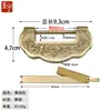 Cadeado e fechadura Ruyi Fechadura antiga Fechadura de bronze antiga Fechadura chinesa Fechadura de cobre estilo antigo Fechadura de ferrolho Abertura horizontal Fechadura de pendurar