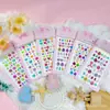 Pegatinas de Diamantes Acrílicos Creativas para Niños Corazón Lazo Concha Cola de Pez Pegatinas de Gemas Pegatinas Decorativas para Manualidades DIY