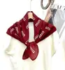 Novo Produto-Lenço de Pescoço Versátil Casual Elegante Literário Coreano Lenço Quadrado Lenço Decorativo L Algodão Veludo Toque Xale Roupa Externa