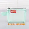 Bolsa de Almacenamiento de Nylon Color de Contraste Bolsa para Llaves Bolsa para Tarjetas Bolsa para Monedas Transparente Transparente Translúcido Billetera para Monedas Bolsa de Compras Bolsa Triangular para Tarjetas