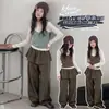 Conjunto de Primavera y Otoño para Niñas 2026 Nuevo Estilo Infantil Elegante Niños Medianos y Grandes Casual Pantalones Cortos Holgados Pantalones de Pierna Ancha Chaleco Top Moderno