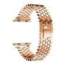 Adequado para Apple AMAZFIT Huami 2 Samsung Escama de Peixe Padrão Liga de Zinco Alça de Metal Cinco Contas Alça de Favo de Mel