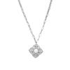 Collar de Perlas Francesas de Acero Inoxidable para Mujer Retro Europeo Cadena Clavícula Nicho Acero Titanio de Alta Gama Transfronterizo de Alta Gama