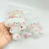 Estilo Xiaohongshu fresa arándano soufflé alto valor súper grueso celebridad de internet imitación masilla de silicona juguete de descompresión rebote