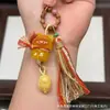 Cera de Abeja de Segunda Generación Varios Estilos Oso Bolsa de Queso Colgante Llavero DIY Exquisito Adorno de Joyería