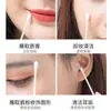 Pequeños Bastoncillos de Algodón para Maquillaje Desechables de Doble Punta con Palillos de Bambú para Limpieza de Oídos Limpieza de Maquillaje Bastoncillos de Algodón Sanitarios Caja Redonda Grande
