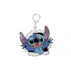 Llavero Colgante de Acrílico de Stitch de Dibujos Animados Nuevo Transfronterizo Venta al por Mayor Periféricos Creativos de Animación