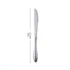 Cuchillo y Tenedor para Tripas de Pescado de Acero Inoxidable, Cuchillo y Tenedor para Bistec, Cuchara de Mesa, Cuchara y Tenedor de Postre de Hotel, Cuchara y Tenedor para Servir, Gama Completa de Vajilla Occidental