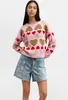 Suéteres de Otoño/Invierno para Mujer para San Valentín, Suéteres con Estampado de Corazón, Más Vendidos en Amazon y AliExpress, Al Por Mayor en Stock, Dropshipping Disponible