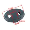 Cubierta Ovalada de Plástico para Gestión de Cables para Escritorio de Computadora con Tamaño de Apertura 60/65/80 mm, Adecuada para Oficina y Decoración del Hogar