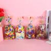 Trevo de Quatro Folhas Shengpa Praça Festival Especial Feriado Doce Lanche Sacola Sacola de Presente Transparente Bolso Especial com Aba Plana Calças