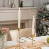 Amazon Transfronterizo Plástico Mango Largo LED Luz de Vela Electrónica Decoración de Atmósfera de Halloween Vela Simulada Sin Humo