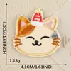 Nuevos Parches Decorativos Lindos de Gato Autoadhesivos para Coser o Pegar de Fabricante, Parches Originales Bordados