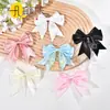 Lazo de Cola de Golondrina de Doble Capa en Stock para Ropa, Juguetes, Regalos, Accesorios para el Cabello DIY Hechos a Mano, Accesorios de Lazo de Cinta de Poliéster