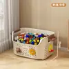 Caja de almacenamiento de juguetes para niños, cesta de almacenamiento para cochecito de bebé, cesta de almacenamiento para muñecos de peluche apilable de gran capacidad