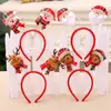 Diadema Brillante de Navidad, Aro para la Cabeza, Diadema para Fiesta Navideña, Cornamentas de Reno para Fiesta Navideña Empaquetadas Individualmente