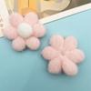 Novo Flor de Pétala de Pelúcia 5,5cm Acessórios para Joias DIY Acessórios de Cabelo para Crianças Acessórios de Tiara Broche Yiwu Atacado
