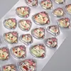 Pegatinas de Etiqueta de Plástico Crystal Drip, Pegatinas Personalizadas de Pegamento Drip, Pegatinas Autoadhesivas para Refrigerador Amazon, Etiquetas de Plástico, Pegatinas de Coche con Logo