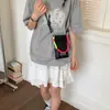 Mini Bolso de Malla Hueca para Mujer, Nuevo Bolso de Hombro Cruzado de Moda para Verano, Bolso para Teléfono de Vacaciones en la Playa
