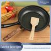 Frigideira Antiaderente Universal com Cabo de Madeira Isolante Térmico, Panela Suspensa para Cozinhar, Fabricante Yongkang de Panelas de Ferro para Cozinha, Panela de Fundo Plano, Frigideira