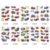 Pegatinas de Tatuaje de Carreras Nuevas Transfronterizas Geniales Dibujos Animados Infantiles Off-Road Carrera de Velocidad Pegatinas Temporales Desechables