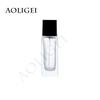Fábrica en stock 30 ml35ml50ml100ml botellas de cosméticos engrosadas con tapa de madera cuadrada