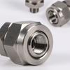 Conector de Rótula Ajustable de Acero Inoxidable 304 1/4 Pulgada 3/8 Pulgada Adaptador Giratorio Universal Boquilla Cónica en Forma de Abanico Giratoria Rosca