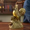 Galinha de Cobre da Riqueza e Fortuna Hongda Toda em Latão Ornamento de Presente Decorativo para Entrada de Escritório