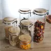Frascos Personalizados para Almacenamiento de Granos, Frascos para Té a Prueba de Humedad, Frascos de Almacenamiento para Cocina, Frascos de Vidrio Sellados con Tapa de Acero Inoxidable a Presión