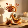 Artesanía de resina creativa transfronteriza figura de hada de yoga estatua adorno de escritorio para sala de estar decoración de jardín
