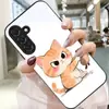 Funda para Teléfono Móvil Adecuada para Samsung S25Ultra A90 Gato S26 Vidrio Templado A16 Funda Protectora Negra A07 Ratón