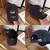 Chapéu Feminino 2025 Novo Fofo Coelho Bordado Tridimensional Boné com Aba Estilo Coreano Mais Fácil de Combinar Circunferência da Cabeça Grande Topo Rígido Boné de Baseball