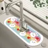 Tapete Drenante de Lama Diatomácea Pad Absorvente para Torneira de Cozinha Limpável Sem Lavagem Resistente a Mofo Secagem Rápida Pad para Pia de Lavatório
