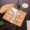Bolsa de Almacenamiento de Papel Kraft para TN Traveler's Notes Accesorios para Páginas Interiores de Cuaderno de Viaje Portatarjetas Portatarjetas de Negocio
