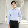 Camisas Rayadas al por Mayor de Fábrica para Hombre, Manga Larga 2025 Marca de Moda Corte Holgado Estilo Coreano para Adultos Camisas Cuadros Casuales de Moda