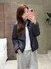 Al por mayor Chaqueta Ligera de Algodón con Cuello Alto Corto Ropa Exterior para Mujer 26 Otoño Invierno Nuevo Holgada Versátil Adelgazante Casual Cálida Ropa de Algodón