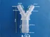 Conector de Pagoda de Diámetro Variable Tipo Y de PP, Conector de Tres Vías de Plástico, Conector de Tubería de Agua, Distribuidor de Agua, Conector de Conversión para Manguera