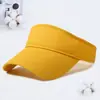 Gorra de Visera de Algodón Puro para Adultos con Logo Personalizado, Sombrero de Sol de Verano para Protección Solar, Gorra Publicitaria Impresa y Bordada al por Mayor