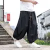 Pantalones de secado rápido estilo chino super L casual deportivos para hombre verano finos holgados 8X pantalones cropped talla grande pantalones tipo linterna