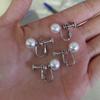 Pendientes de perlas sin orificio para la oreja, pendientes de alta sensibilidad, venta al por mayor, para cambiar el clip de oreja, convertidor de tornillo, accesorios de clip de oreja