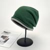 Chapéu de lã tricotada para mulheres, cabeça grande, moda feminina, chapéu pulôver, chapéu Baotou, chapéu de pelo estilo coreano popular na Internet, chapéu da moda para crianças
