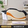 Nueva cama de champú de masaje inteligente eléctrica de alta gama, cama de ducha automática para terapia capilar, peluquería, peluquería dedicada