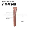 Muy Flexible Pe D19 Cabezal Inclinado Tubo para Labial y Brillo de Labios Cabezal de Material Pe 10ml Tubo Vacío Redondo Tubo Suave Redondo