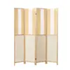 Biombo de madera maciza y ratán de papel estilo chino para sala de estar, entrada de hotel, fondo plegable para comedor, pared divisoria móvil para viviendas de alquiler