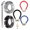 Chave de Raio para Bicicleta de Montanha Aço Cromo-Molibdênio 8 Portas Conjunto de Ferramentas para Ajuste de Raios de Rodas de Bicicleta de Estrada para Reparo de Bicicleta