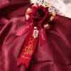 Ramillete de boda, un conjunto de suministros de alta calidad para el padrino de boda, para la novia y el novio, un conjunto completo creativo de alfileres, simulación de flores para dama de honor.