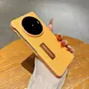 Adecuado para VIVOXFold 40% de descuento Funda para Teléfono Plegable Pantalla Plegable XFold5 Funda de Cuero con Patrón de Lichi con Soporte y Protección Completa de Lentes