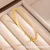 Pulsera Brillante de Diamantes de Alta Gama para Mujer Joyería de Mano Transfronteriza Simple En Stock Envío Directo